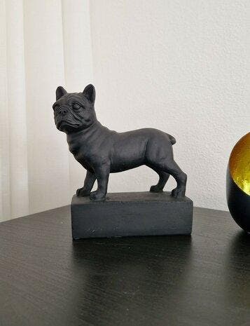 Urn hond Franse bulldog mat zwart + naam hond graveren, Diensten en Vakmensen, Dieren | Honden | Verzorging, Oppas en Les