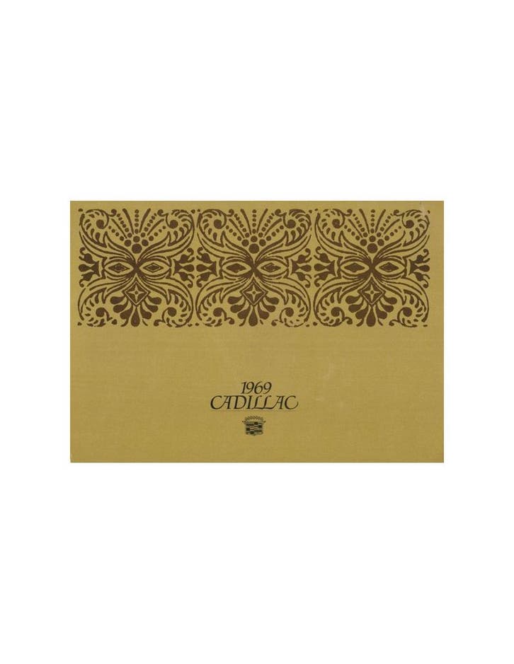1969 CADILLAC PROGRAMMA BROCHURE ENGELS (USA), Boeken, Auto's | Folders en Tijdschriften