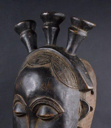 Ceremoniemasker van de Dje - Yaure - Ivoorkust