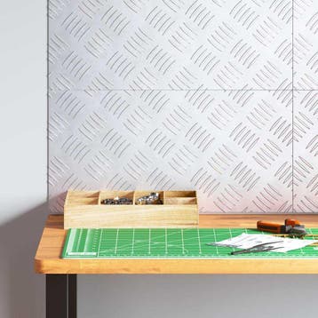 vidaXL Trapmatten 4 st 50 x 25 cm Zilver Aluminium, Doe-het-zelf en Bouw, Ladders en Trappen, Verzenden, Nieuw