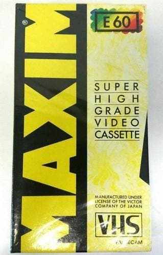 Vintage Maxim E60 Super High Grade VHS-videoband, ongeopend, Verzenden, Nieuw