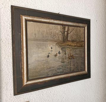Vilhelm Theodor Fischer (1857–1928) - Anatre sul lago