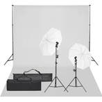 vidaXL Fotostudioset met verlichtingsset en achtergrond, Verzenden, Nieuw