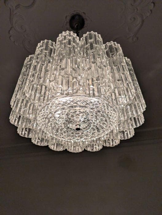 Lustre - Verre, Antiek en Kunst, Antiek | Verlichting