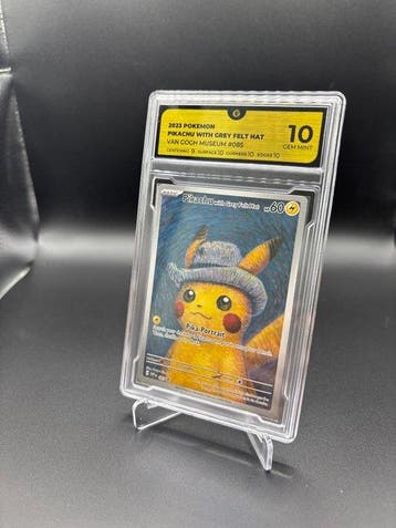 Pokémon - 1 Graded card Pikachu With Grey Felt Head 085 - GG, Nieuw
