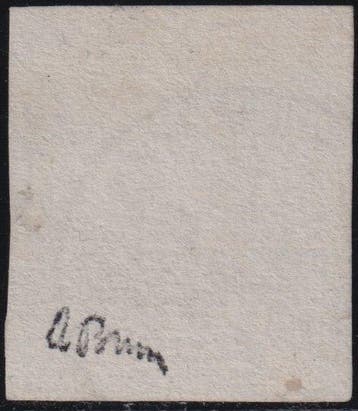 Luxembourg 1859 - Blason 2 c. noir Unif.4 bien marginé, Gestempeld