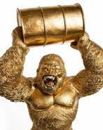 Daluxe Art - 1999 • Gold Gorilla – Oil Barrel