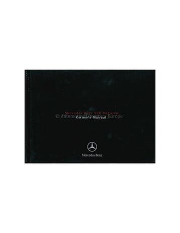 2004 MERCEDES BENZ SLR MCLAREN INSTRUCTIEBOEKJE ENGELS, Ophalen of Verzenden