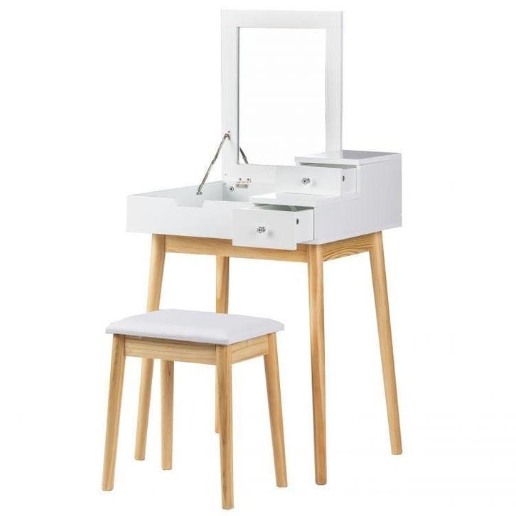 Moderne Kaptafel incl. spiegel | Tweede kansje, OP = OP!, Maison & Meubles, Tables | Coiffeuses, Envoi