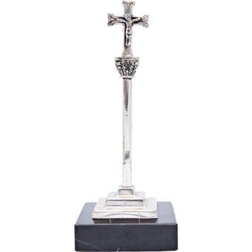 sculptuur, Cruceiro - 18 cm - .925 zilver