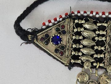 Authentieke Kuchi choker - Afghanistan (Zonder minimumprijs), Antiquités & Art, Art | Art non-occidental