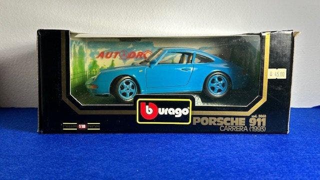 Bburago 1:18 - Voiture miniature - Porsche 911 (993) Carrera, Hobby en Vrije tijd, Modelauto's | 1:5 tot 1:12