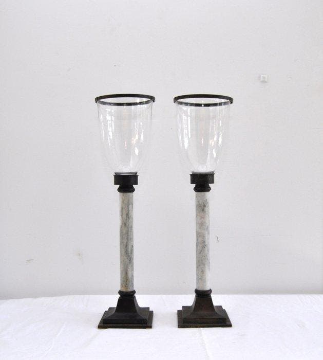 Kandelaar - Brons, Glas, Marmer, Antiek en Kunst, Curiosa en Brocante
