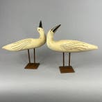 Ewa Budzowska - No reserve - 2 big birds - (with 24carat, Antiek en Kunst