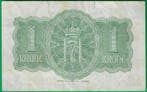 Noorwegen. - 1 Krone 1942 Krigsseddel issue - Pick 17a