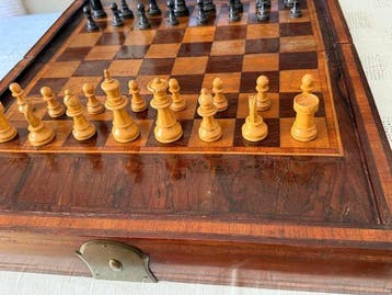 Jeu de société - Gioco Pieghevole 3-in-1 – Scacchi, Dama e
