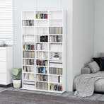 vidaXL Cd-kast 102x23x177,5 cm bewerkt hout wit, Huis en Inrichting, Verzenden, Nieuw