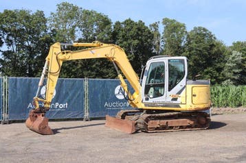 Veiling: Rupsgraafmachine New Holland Kobelco E80BMSR-2 Dies, Articles professionnels, Ophalen