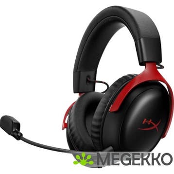 HyperX Cloud III S Draadloze Zwart-rode gaming headset, Verzenden