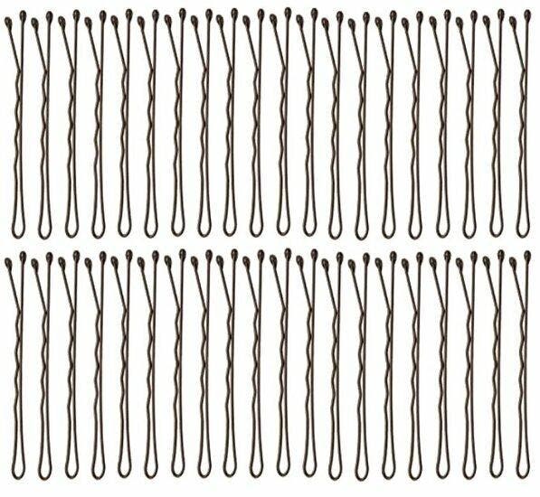 Haarspeld Schuifspeldjes 6cm - Basic - Bruin - Set van 40, Handtassen en Accessoires, Uiterlijk | Haarverzorging