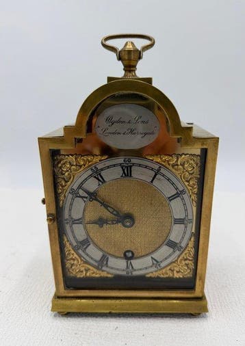 Rijtuigklok - Brons - 1920-1930 - Ogden & Sons - London, Antiek en Kunst