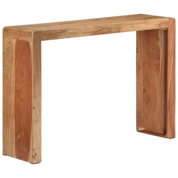 vidaXL Wandtafel 110x30x76 cm massief acaciahout, Huis en Inrichting, Verzenden, Nieuw
