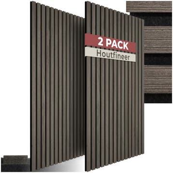 Akoestische panelen Sonic Wall II houtlook - eiken grijs, Verzenden, Nieuw