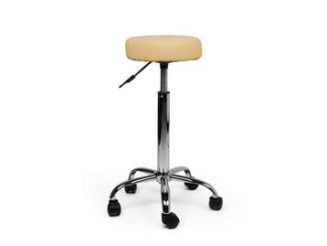Tabouret Beige - Hoge uitvoering, Huis en Inrichting, In hoogte verstelbaar, Nieuw