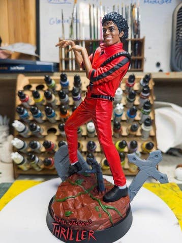Thriller - Iberia 3D - hand-painted - Figuur - Hars, Antiek en Kunst