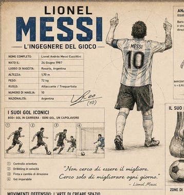 LDM. - Anatomia del Genio del Numero 10 By Ldm - Tela XXL