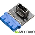Akasa 20-pin USB 3.1 internal connector, Computers en Software, Overige Computers en Software, Verzenden, Nieuw