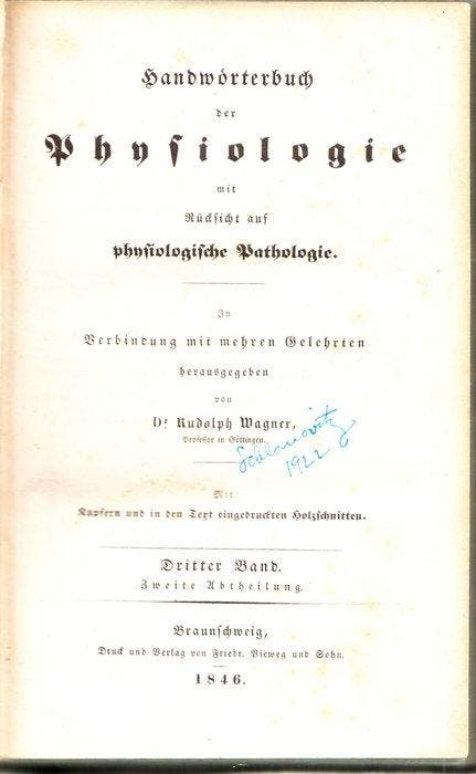 Johannes Evangelista Purkinje - Wachen, Schlaf und Traum -, Antiek en Kunst, Antiek | Boeken en Manuscripten