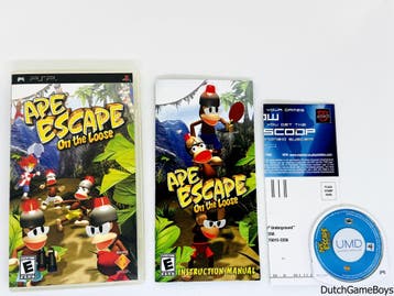 PSP - Ape Escape - On The Loose + Reg. Card - USA, Games en Spelcomputers, Verzenden, Gebruikt