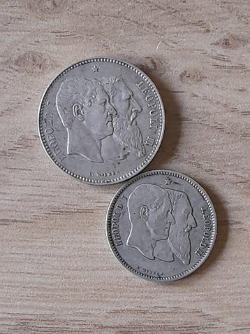 België. Leopold II. Lot 8 stuks (Zonder minimumprijs)