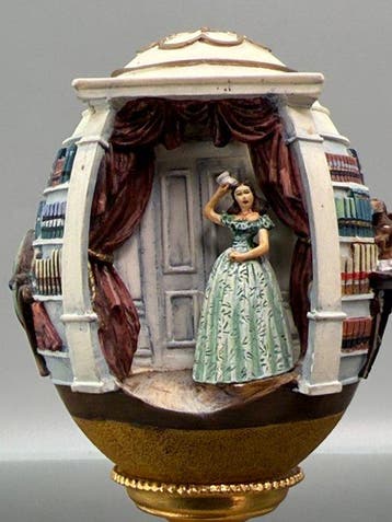 Œuf Fabergé - Gone With The Wind 24 Karat Gold Plated