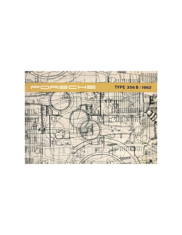 1962 PORSCHE 356 B BROCHURE ENGELS, Livres, Autos | Brochures & Magazines, Enlèvement ou Envoi