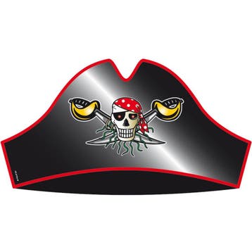 Piratenhoeden 8st, Hobby en Vrije tijd, Verzenden, Nieuw