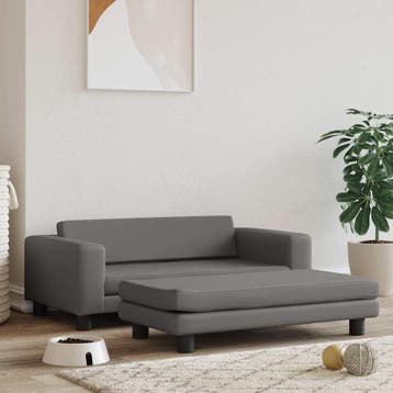 vidaXL Hondenmand met verlengstuk 100x50x30 cm kunstleer, Dieren en Toebehoren, Honden-accessoires, Verzenden, Nieuw