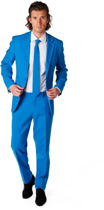 OppoSuits Blue Steel Kostuum maat Maat 48/50 (M) Heren, Opposuits, Nieuw, Verzenden, Maat 48/50 (M)