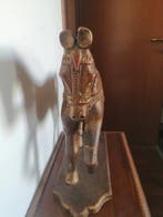 Paard - Hout - India - Begin 20e eeuw, Antiek en Kunst