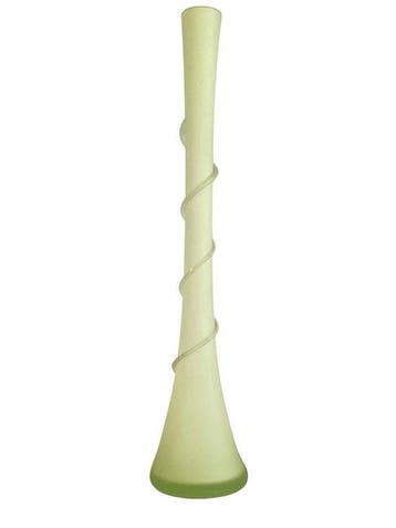 Vase - Verre - Art Déco - H.50cm
