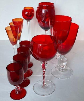 Verre à eau (14) - Ensemble varié de verres pour votre table, Divers