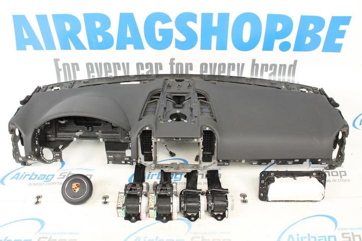 AIRBAG KIT – TABLEAU DE BORD NOIR PORSCHE CAYENNE 2010-2017, Auto-onderdelen, Dashboard en Schakelaars, Nieuw, Porsche