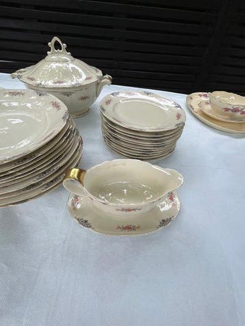 PKA Bavaria - Eetservies voor 6 (26) - Porselein - P.A., Antiquités & Art