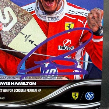 Ferrari - Topps Now - (038) Lewis Hamilton First Win for
