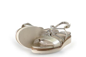 Tamaris Sandalen in maat 40 Goud, Verzenden, Sandalen of Muiltjes