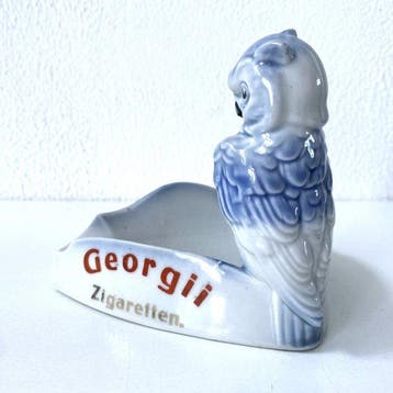 Georgii Zigaretten. 2 asbakken - Asbak - Porselein, Nieuw