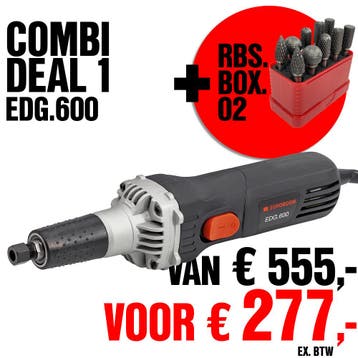 EDG.600.01 - Elektrische slijpmachine set, 220 V, 600 W, 270, Ophalen of Verzenden, Nieuw