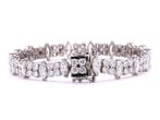 Bracelet Platine - 13.30ct. tw. Diamant (Cultivé en