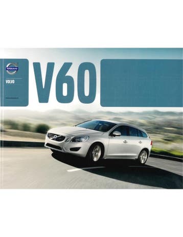 2012 VOLVO V60 BROCHURE NEDERLANDS, Nieuw